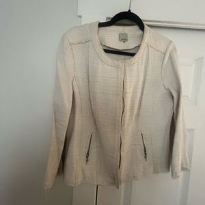 Lightly worn cropped tweed jacket